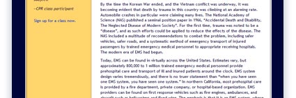 San Francisco Paramedic Association Design Sample